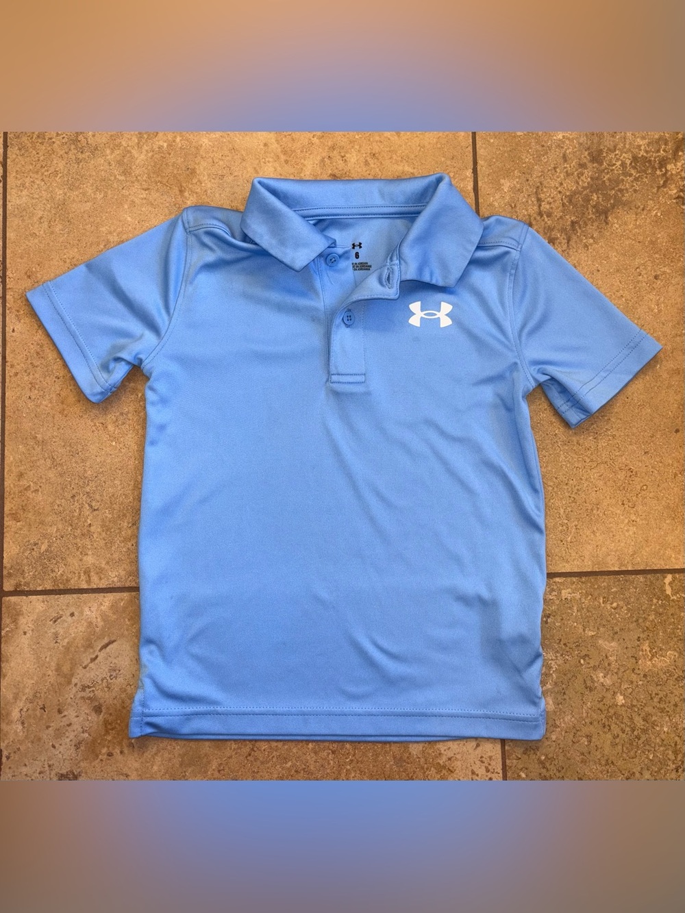 Boys Under Armour Polo sz 6